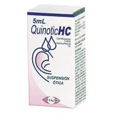 QUINOTIC HC CIPROFLOXACINA HIDROCORTISONA SOL OTICA 5ML 